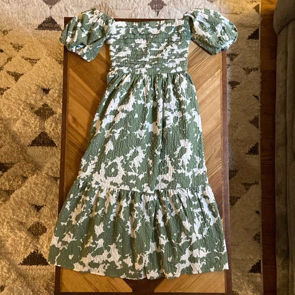 EUC Abercrombie & Fitch XSP The A&F Emerson Off-the-Shoulder Midi Dress - Picture 4 of 14